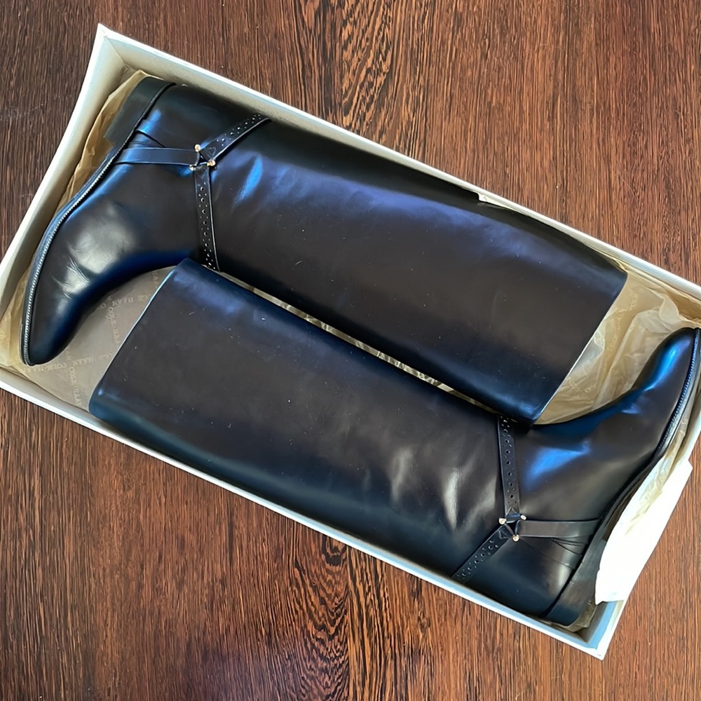 Vintage Cole Haan Riding Boots — gently worn 8.5 AA (narrow) handmade in Italy